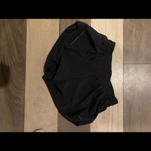 black lulu lemon shorts